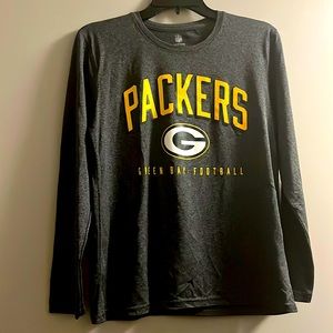 Green Bay Packers Girls Long Sleeve Performance Shirt